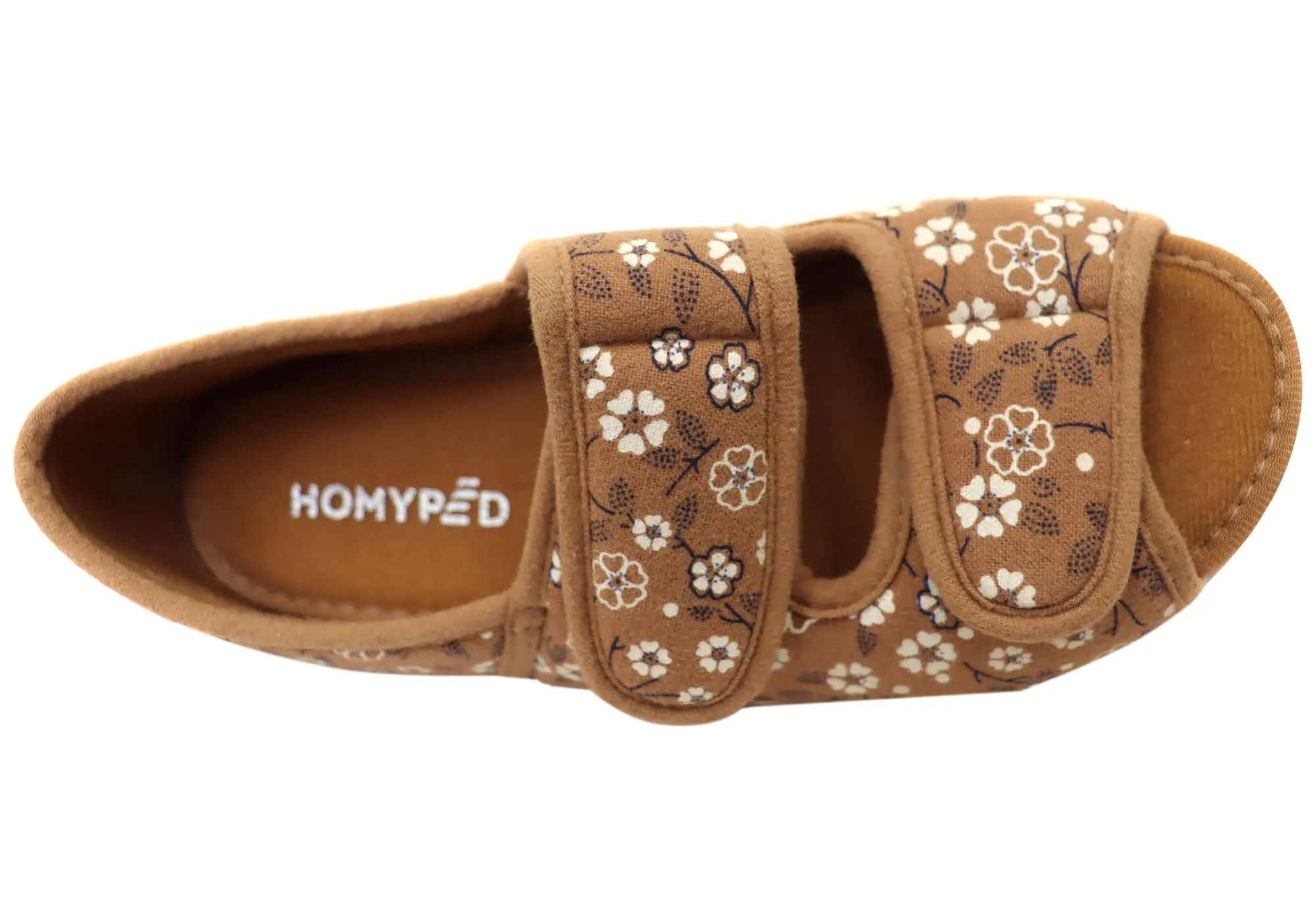 Homyped Summer Anika Womens Wide Fit Adjustable Open Toe Slippers