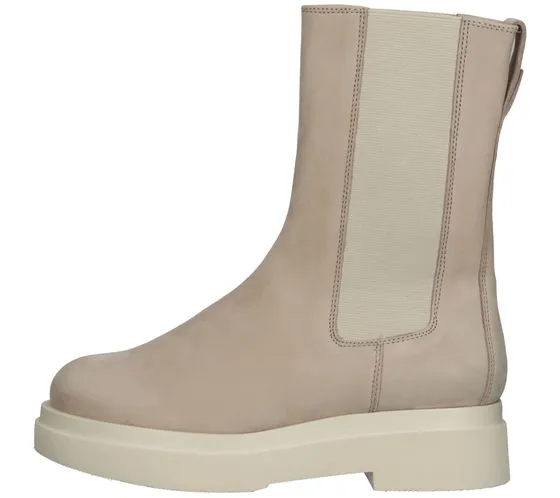 högl Damen Stiefel Echtleder-Schuhe High Top-Schuhe im Chelsea-Look 3-10 3202 9300 Beige