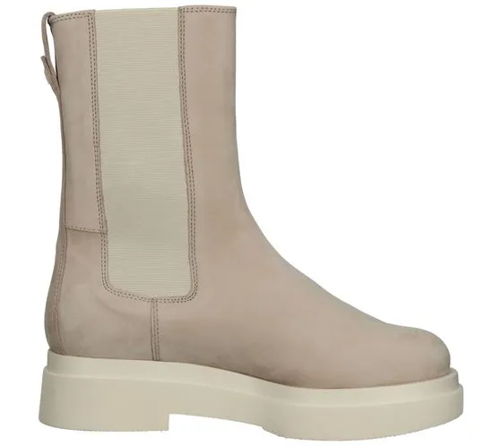 högl Damen Stiefel Echtleder-Schuhe High Top-Schuhe im Chelsea-Look 3-10 3202 9300 Beige