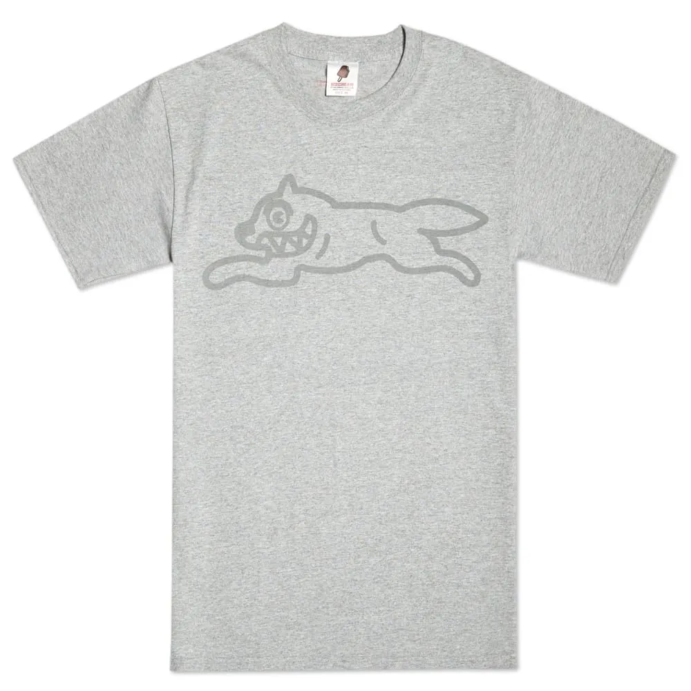 Ice Cream Running Dog TeeHeather Grey