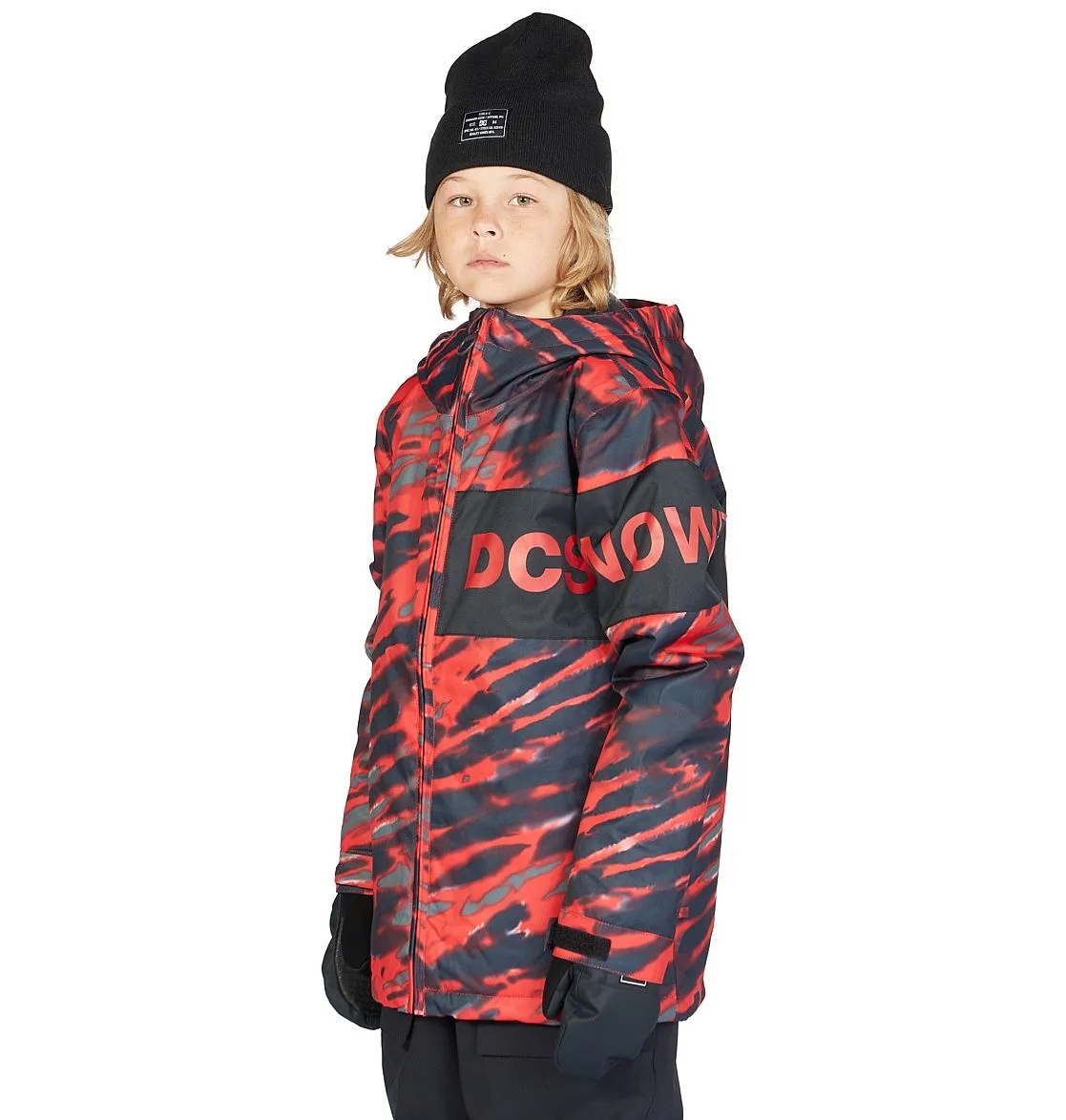 jacket DC Propaganda - XKRS/Angled Tie Dye Racing Red - boy´s