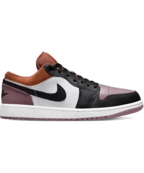 Jordan Men's 1 Low Se Sneakers In White/black/sky J Orange/sky J Mauve