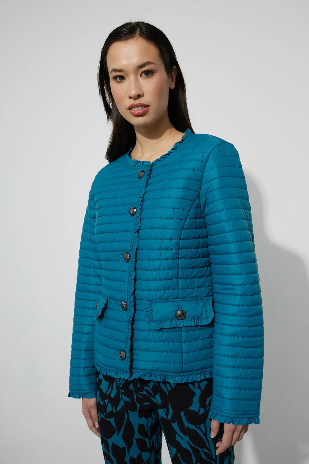 Joseph Ribkoff Quilted Puffer Coat Style 223908