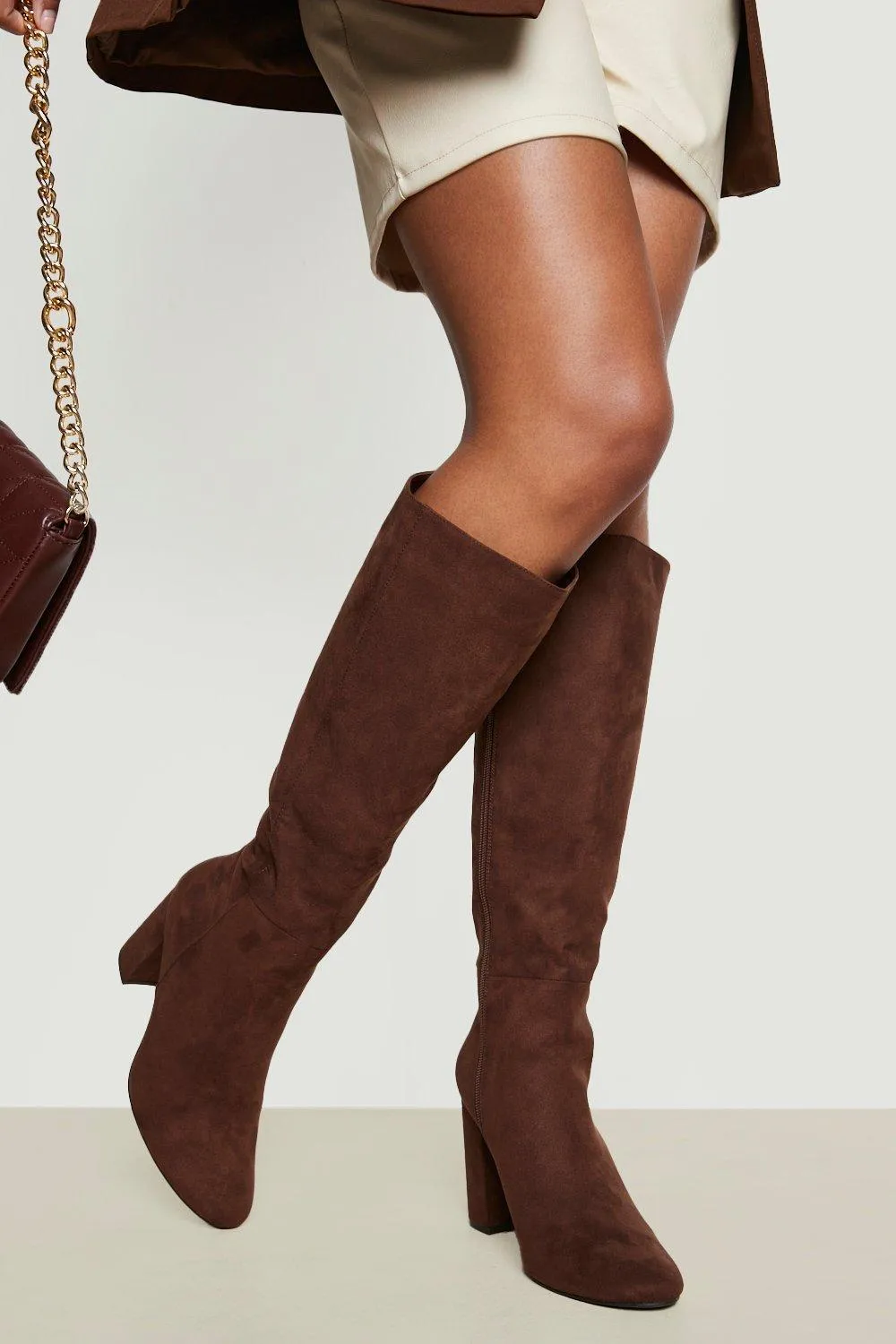 Knee High Heeled Boots