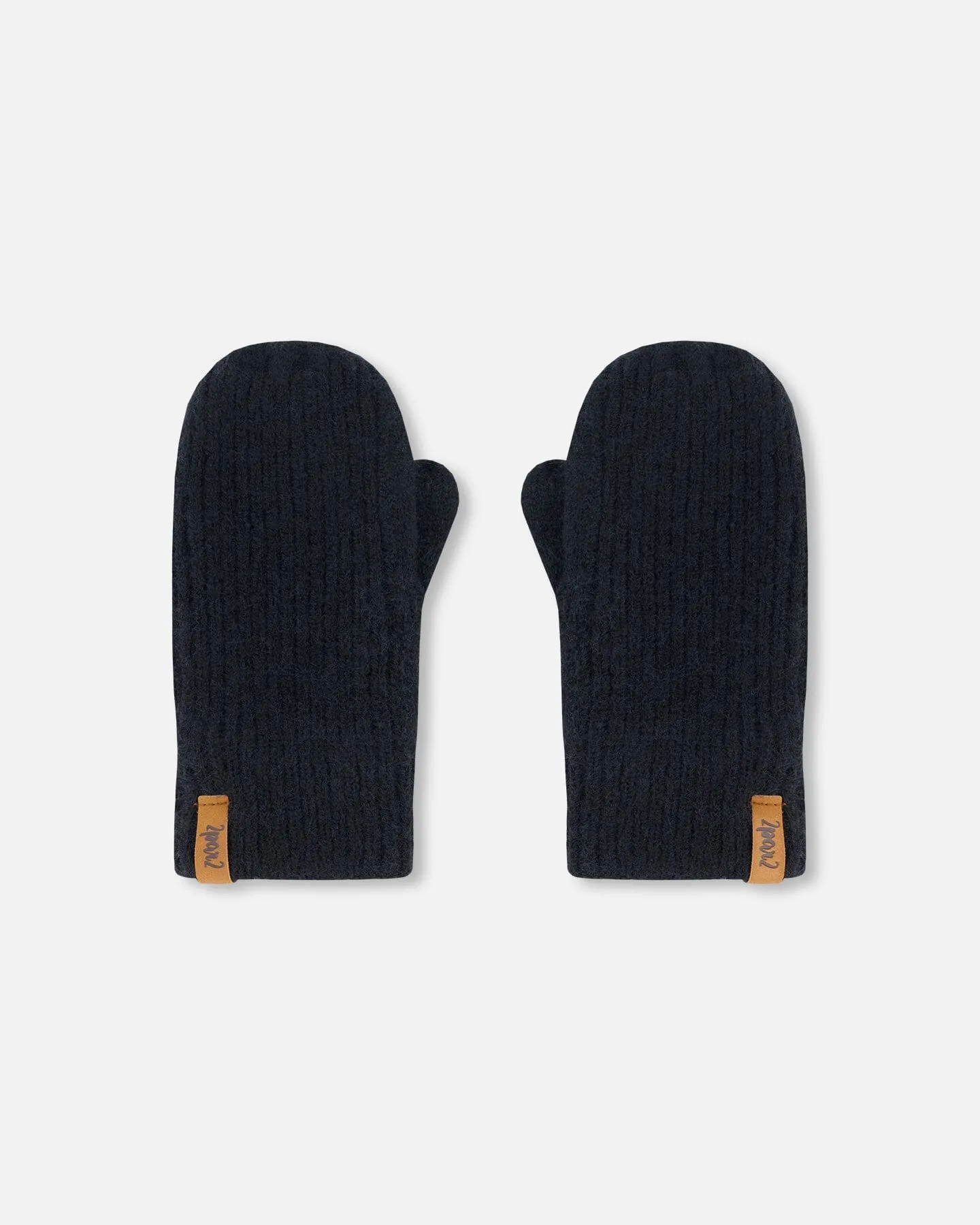 Knitted Mittens Black