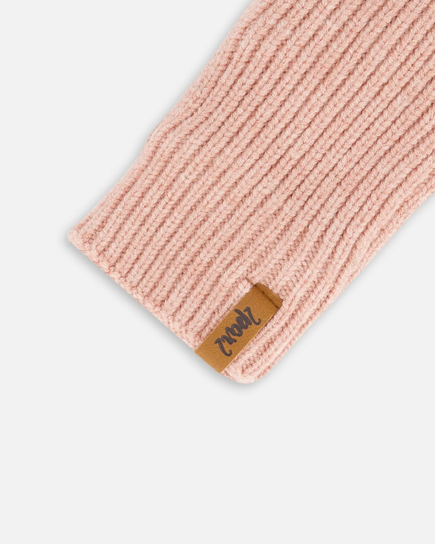 Knitted Mittens Dusty Pink