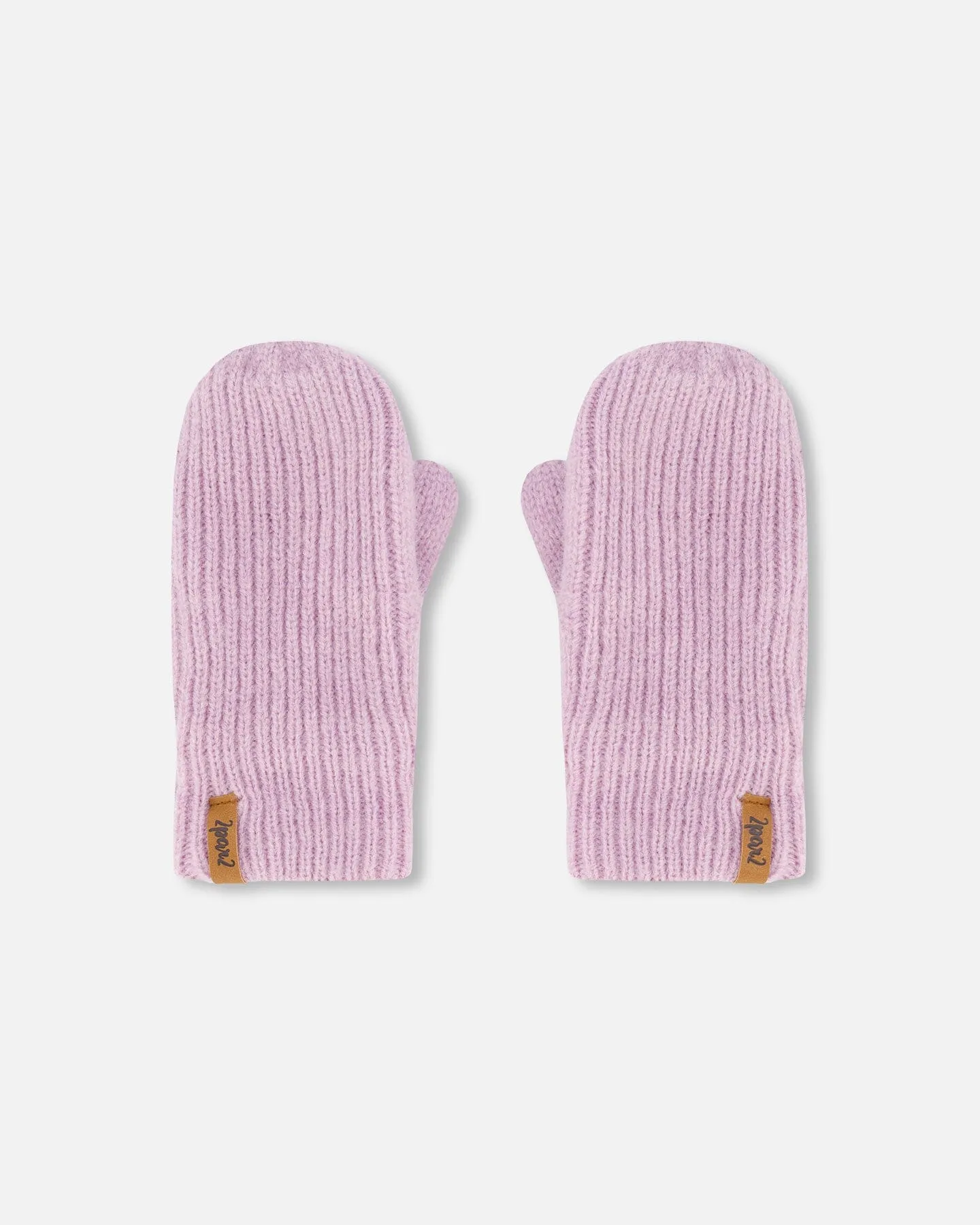 Knitted Mittens Lilac