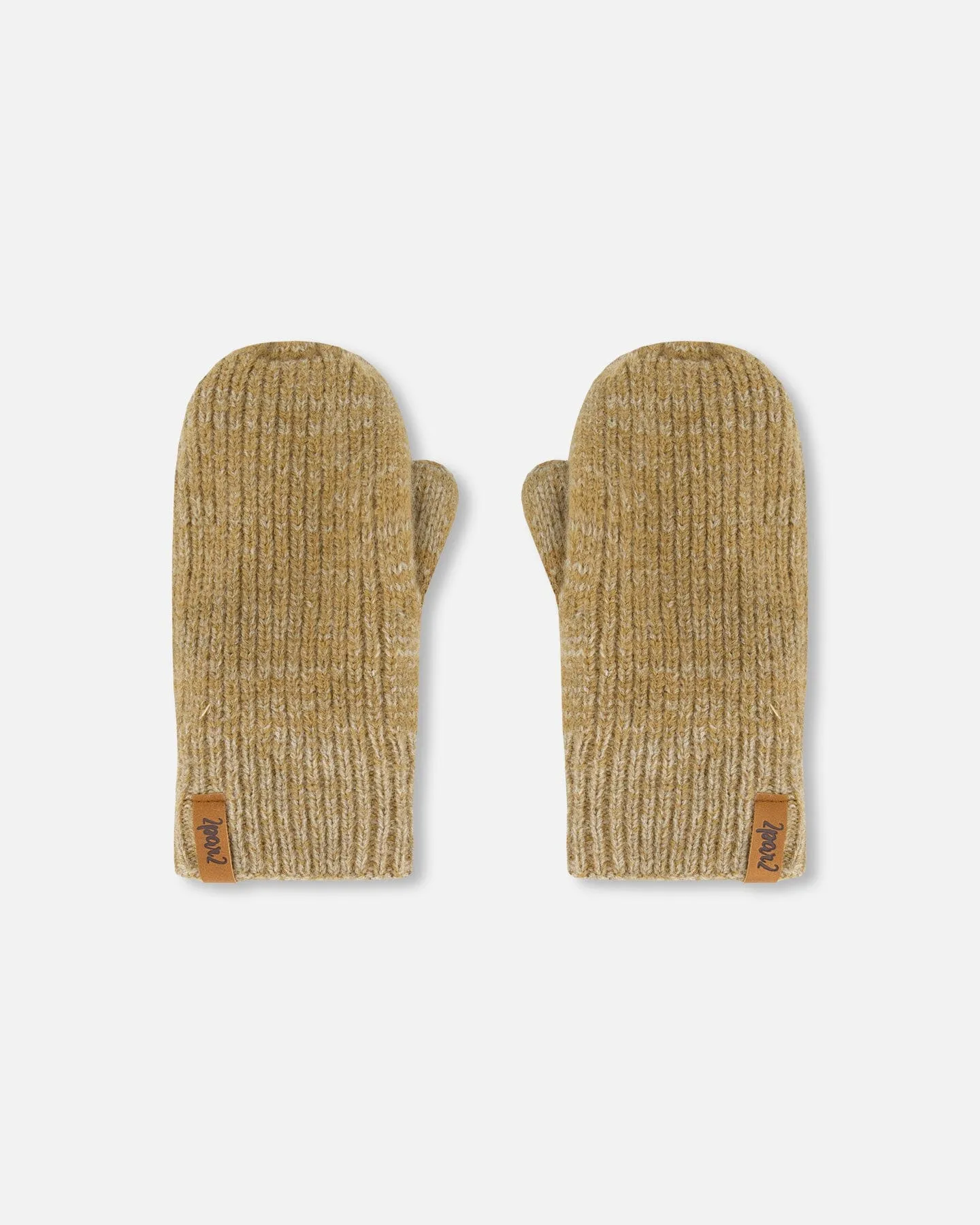 Knitted Mittens Taupe