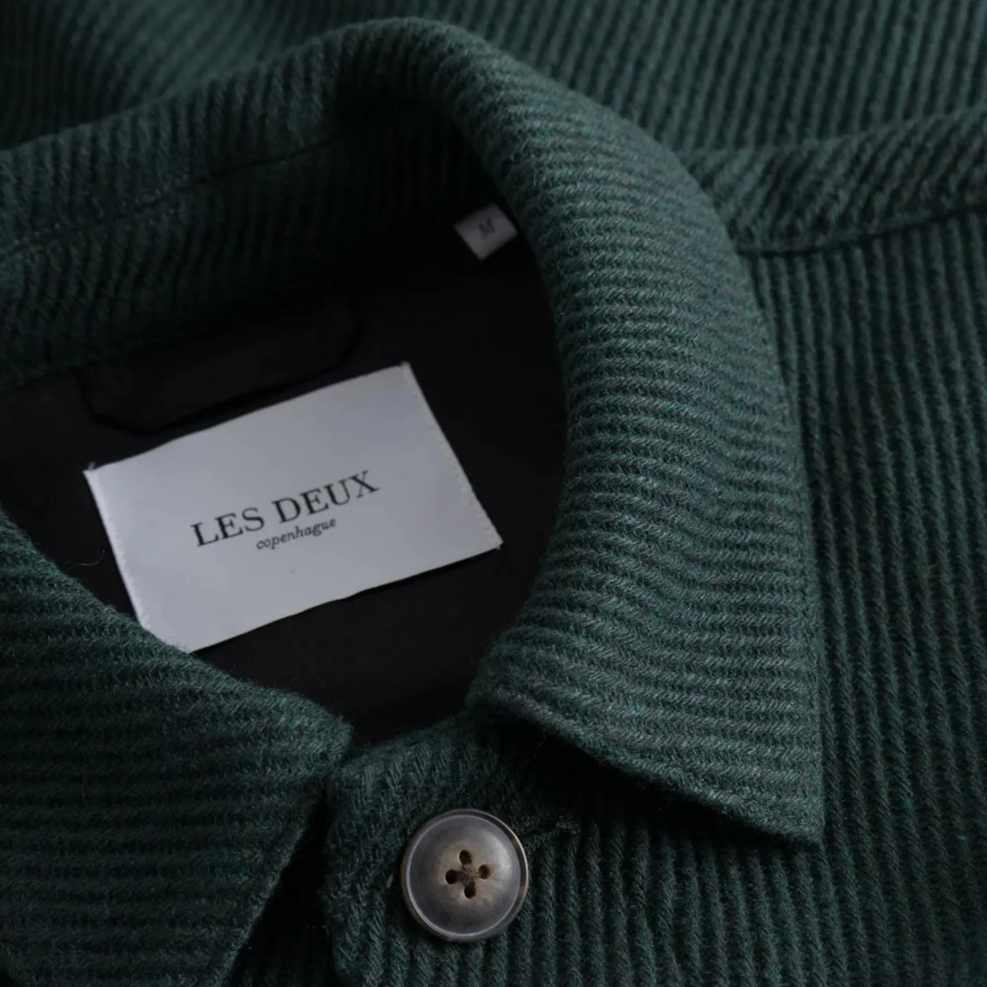 Les Deux Pine Green Nash 2.0 Wool Hybrid Jacket