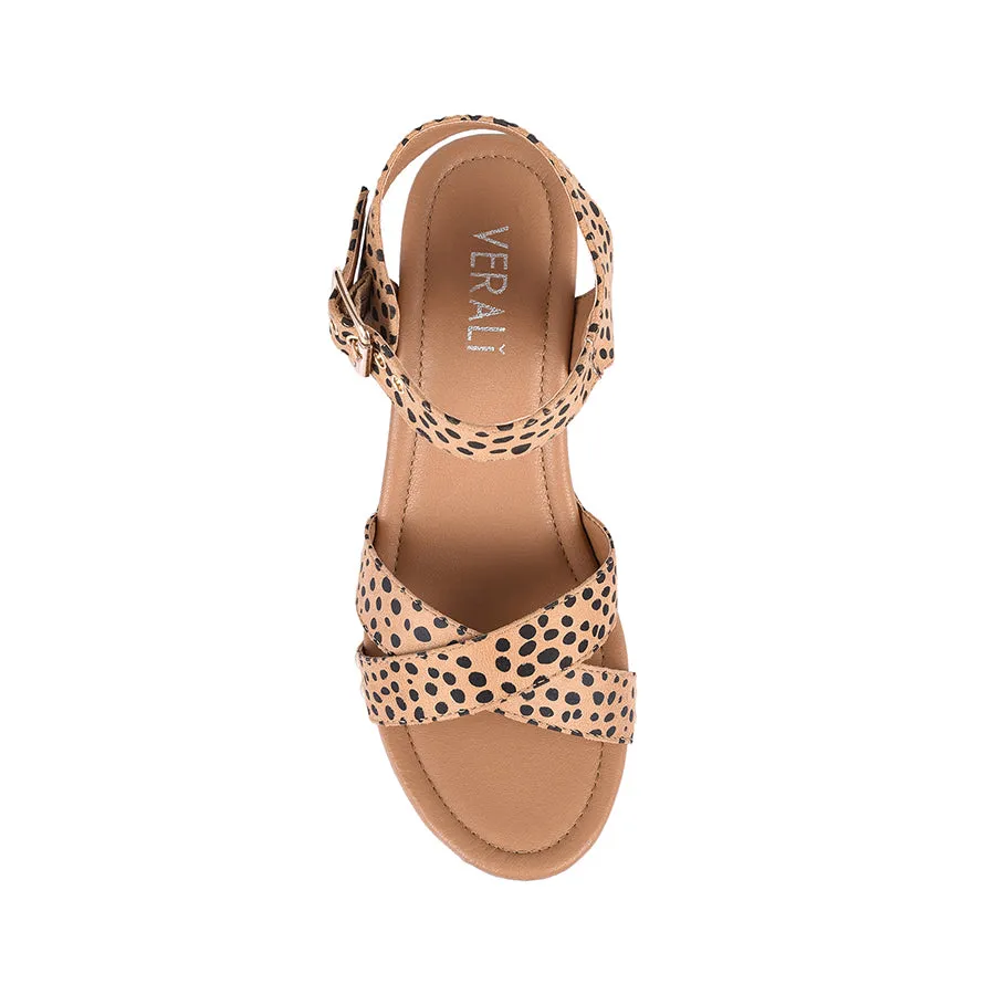 Lulu Clogs - Nude Cheetah Micro