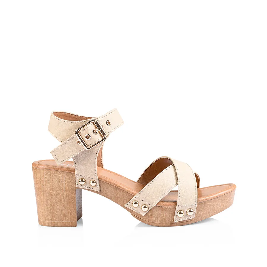 Lulu Clogs - Nude Softee