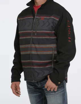 Mens Cinch Concealed Carry Black  Rust Aztec Body Bonded  Jacket