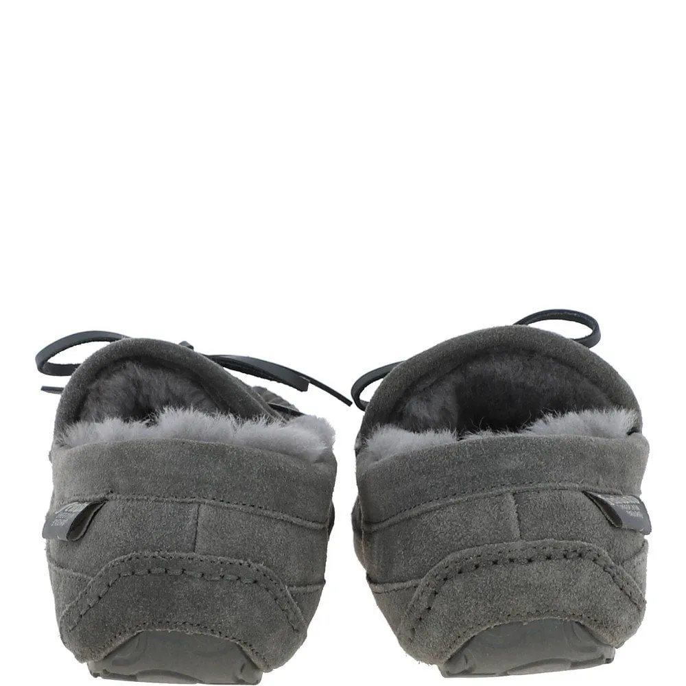 Men's Grey Sheepskin Moccasins - Maverick