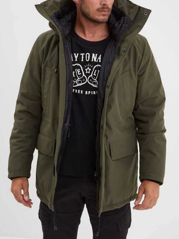 Men's khaki winter parka \103084\