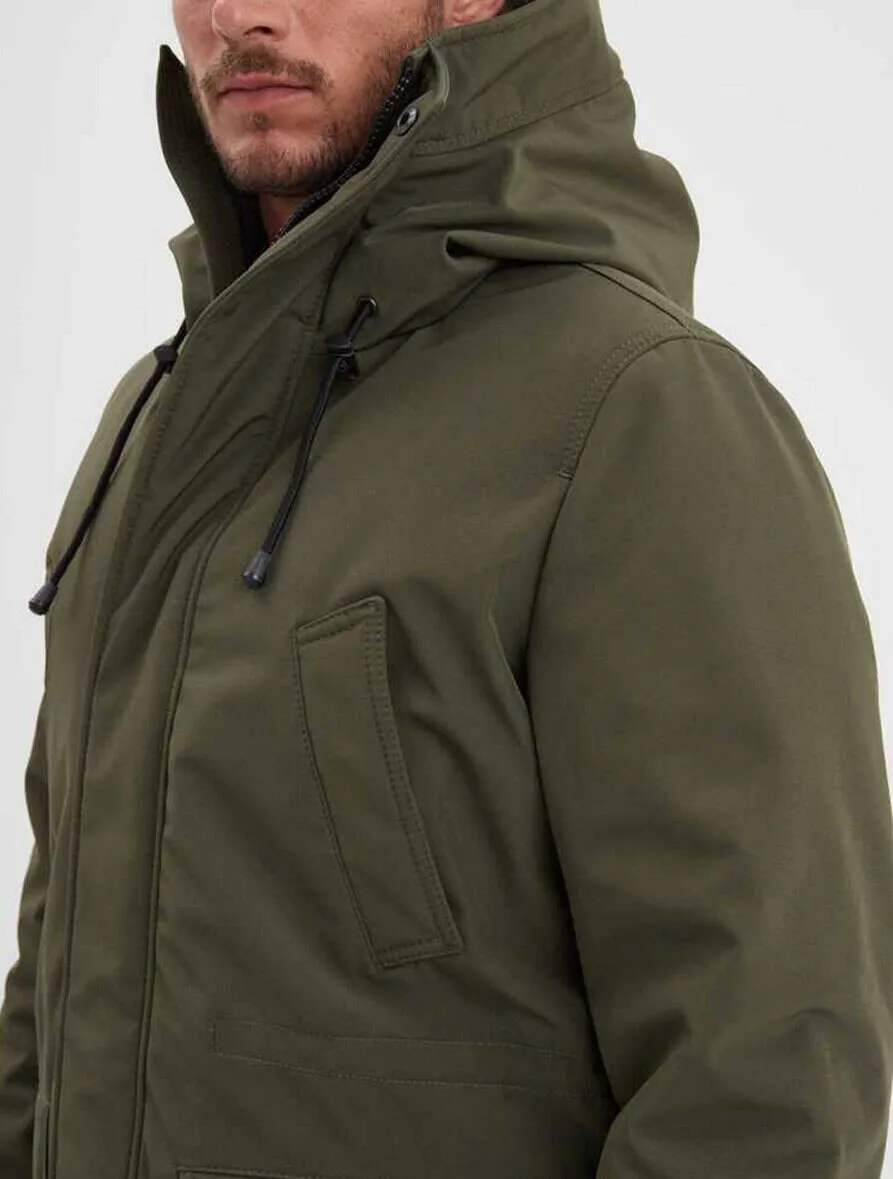 Men's khaki winter parka \103084\