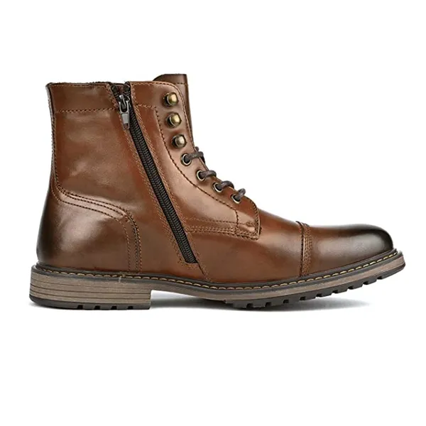 Men's Motorcycle Combat Oxford Boots