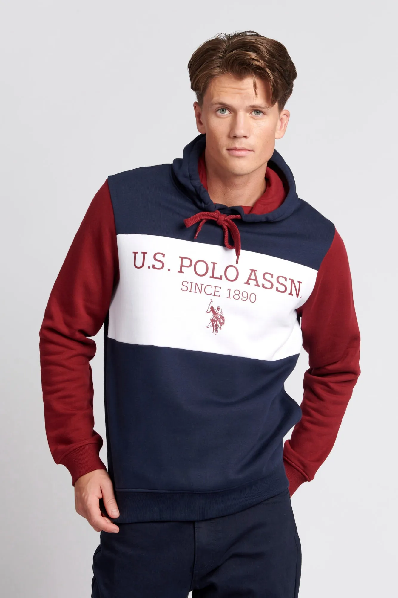 Mens Sports Hoodie in Navy Blue