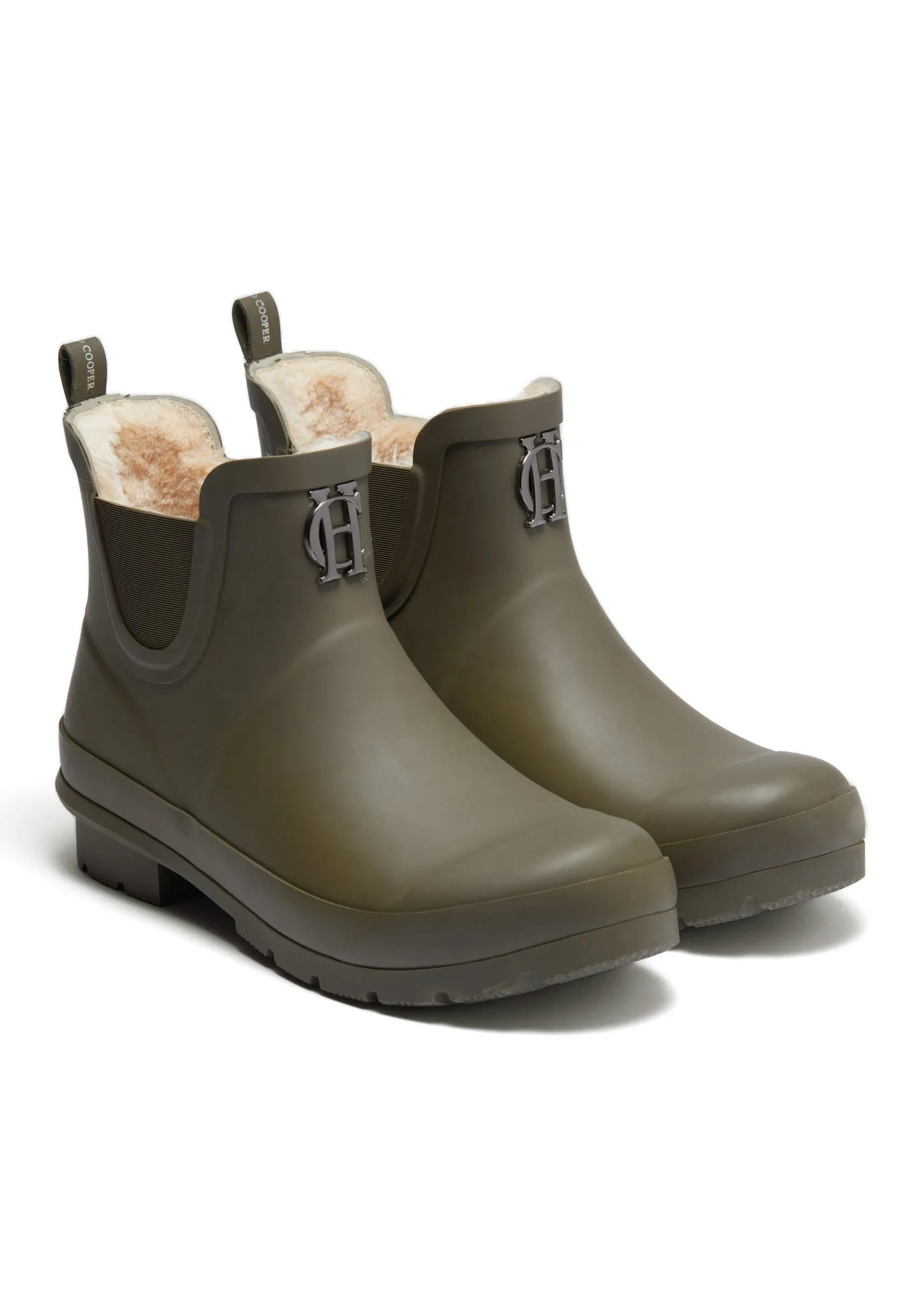 Mini Me - Matte Chelsea Boots (Green)