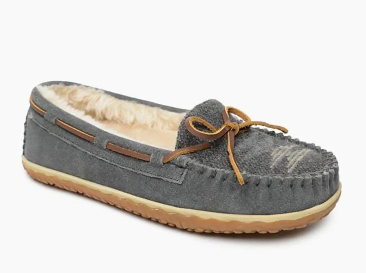 Minnetonka Women’s Tilia Moccasins - Gray