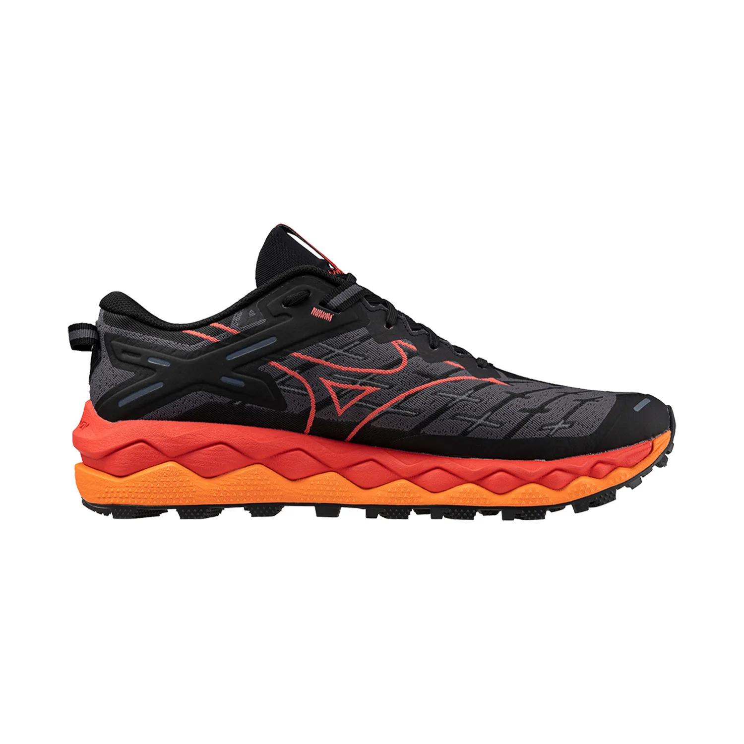 Mizuno Wave Mujin 10  Black/Cayenne/Nasturtium