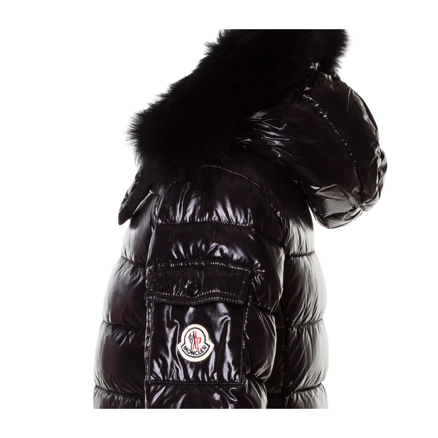 Moncler Girl Black Padded Coat