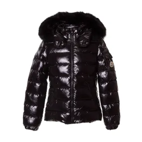 Moncler Girl Black Padded Coat