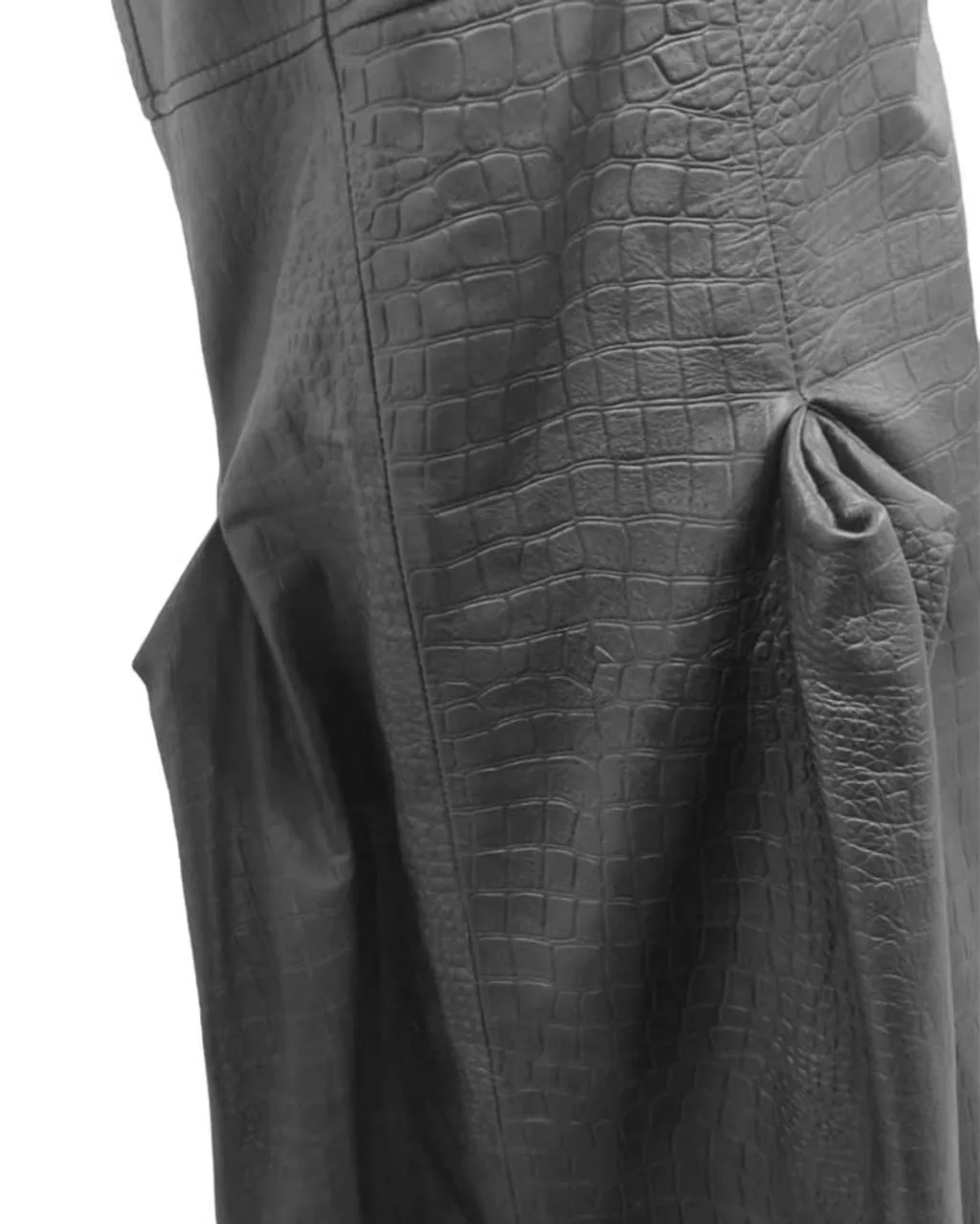 Morpheus The Matrix Laurence Fishburne Alligator Coat