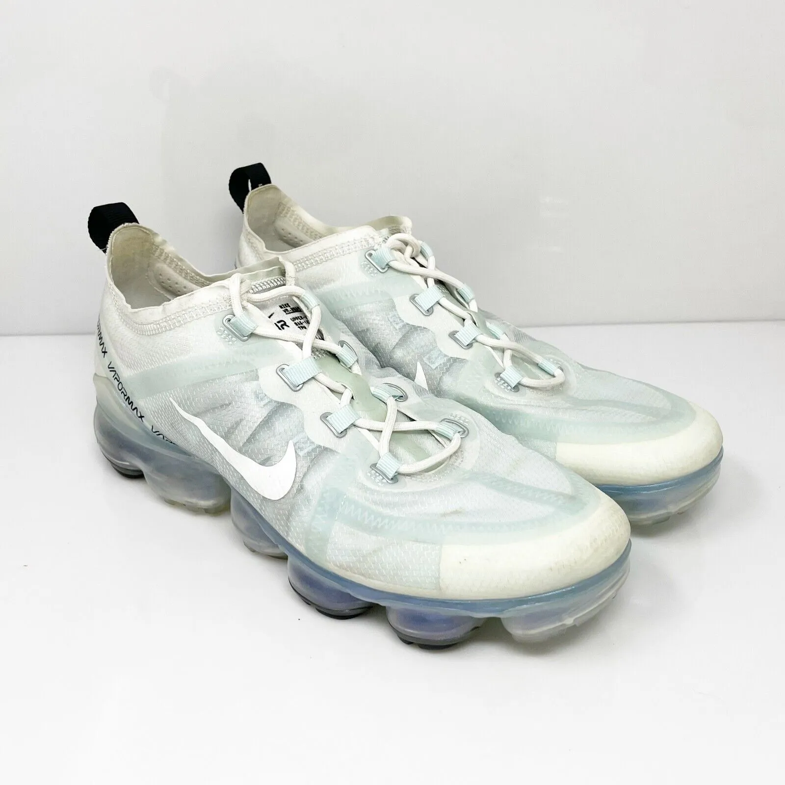 Nike Womens Air VaporMax 2019 AR6632-403 White Running Shoes Sneakers Size 10