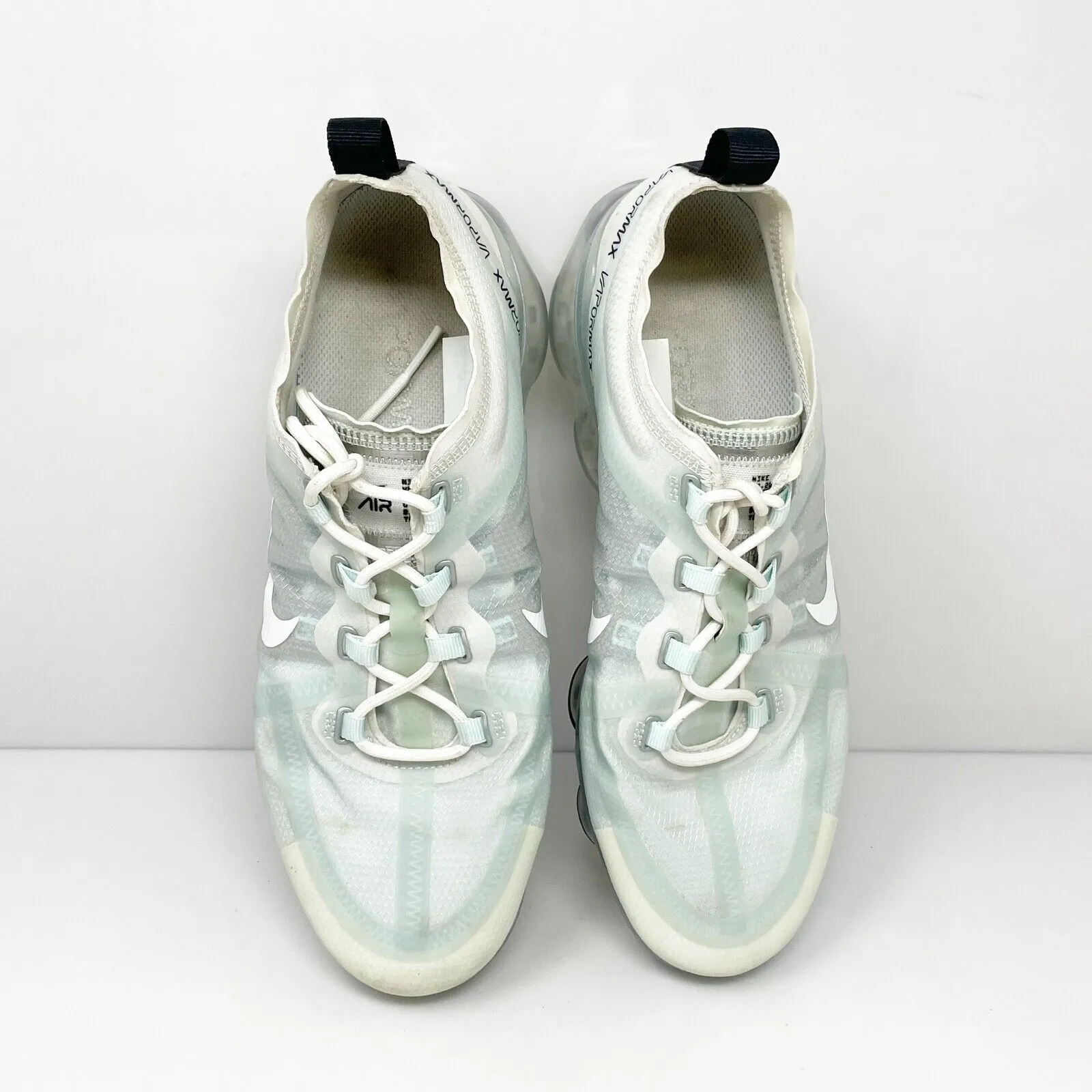 Nike Womens Air VaporMax 2019 AR6632-403 White Running Shoes Sneakers Size 10