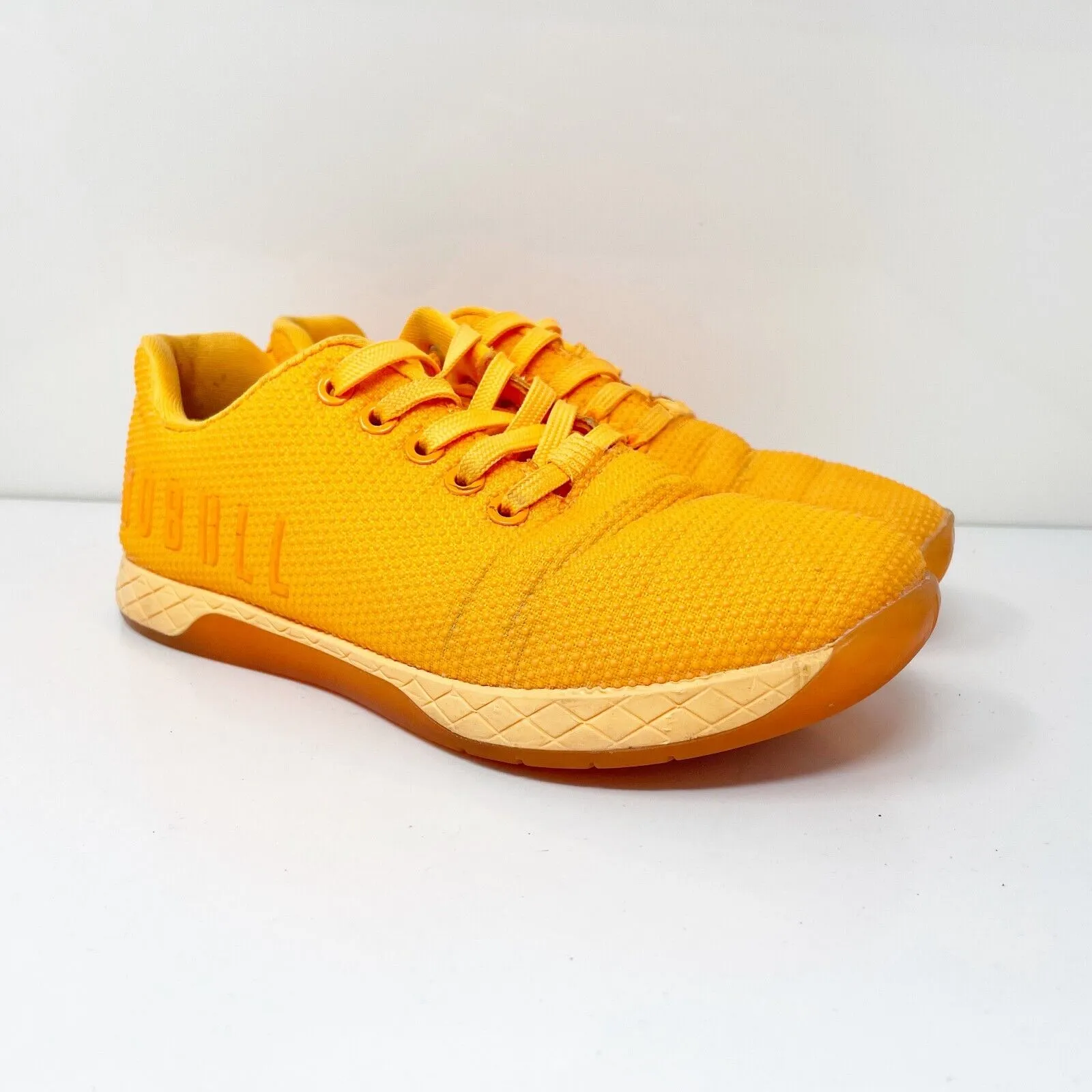 Nobull Unisex Trainer Orange Running Shoes Sneakers Size M 5.5 W 7