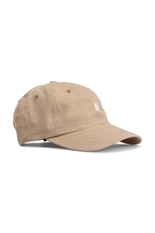 Norse Projects cotton beanie Twill Sports Cap beige color N80-0001 0966