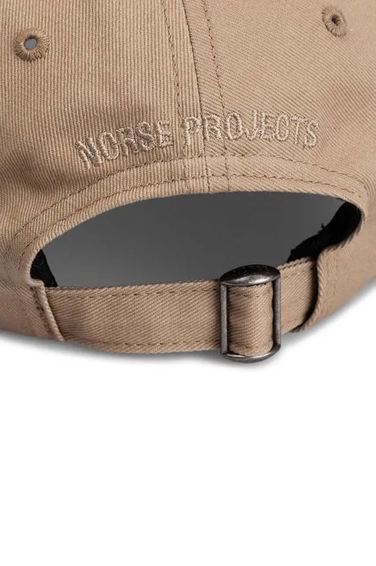 Norse Projects cotton beanie Twill Sports Cap beige color N80-0001 0966