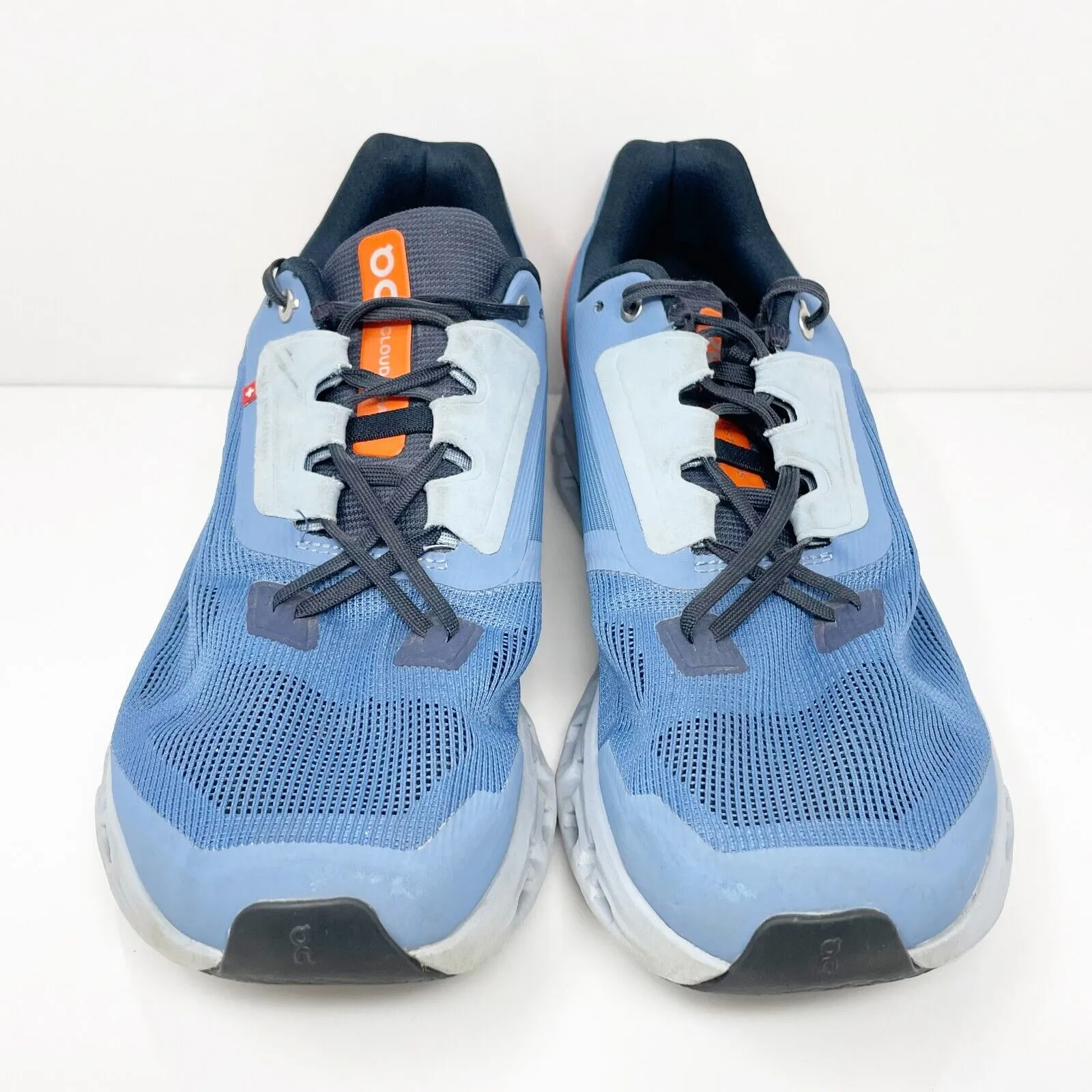 On Mens Cloudstratus Blue Running Shoes Sneakers Size 10