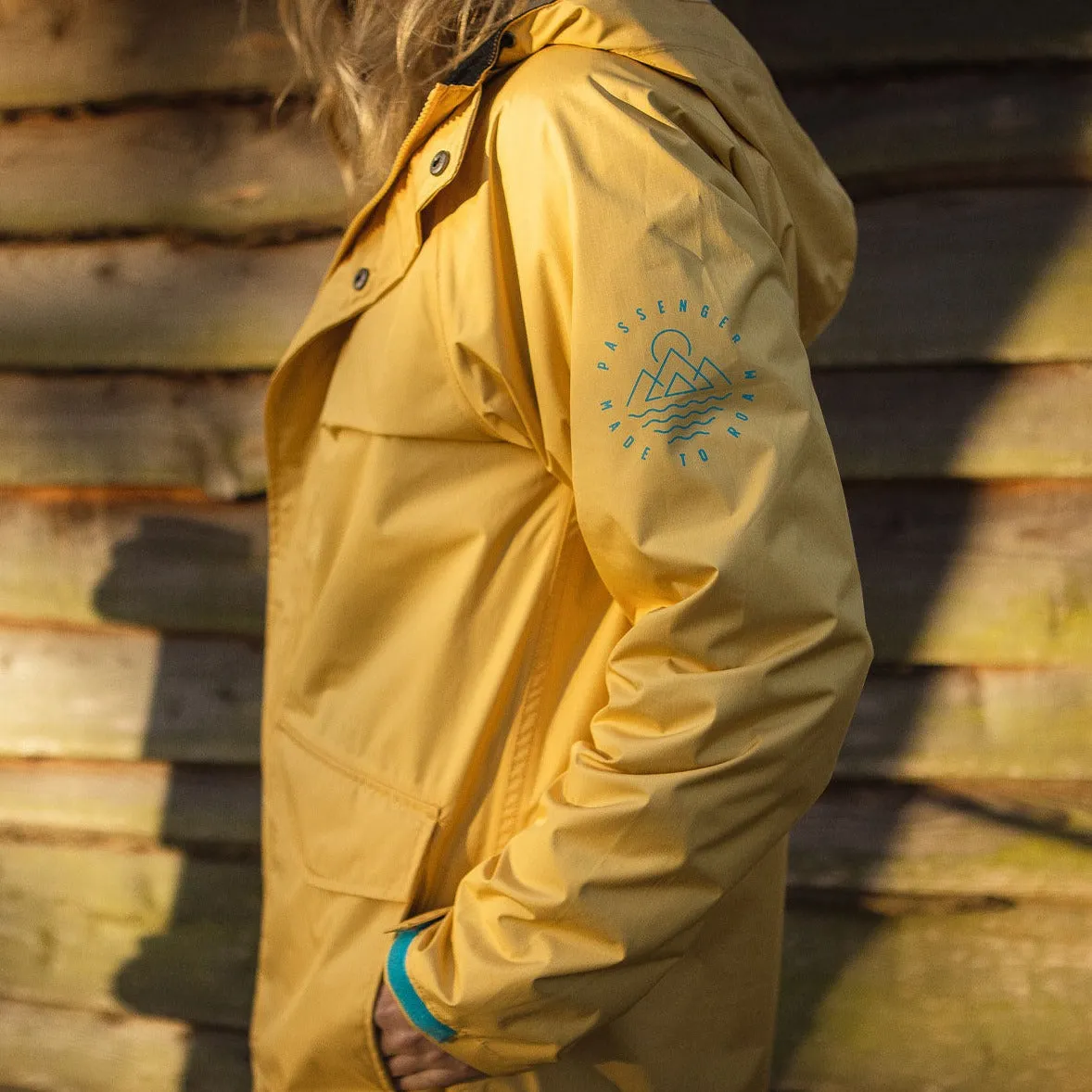 Pacific Recycled Waterproof Jacket - Ochre Yellow