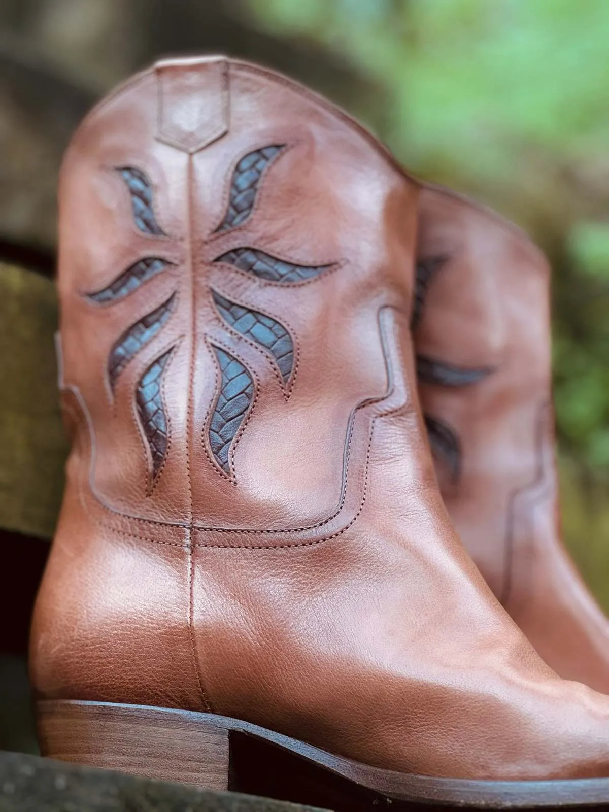 Pantanetti Cowboy Boots - Brown