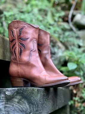 Pantanetti Cowboy Boots - Brown