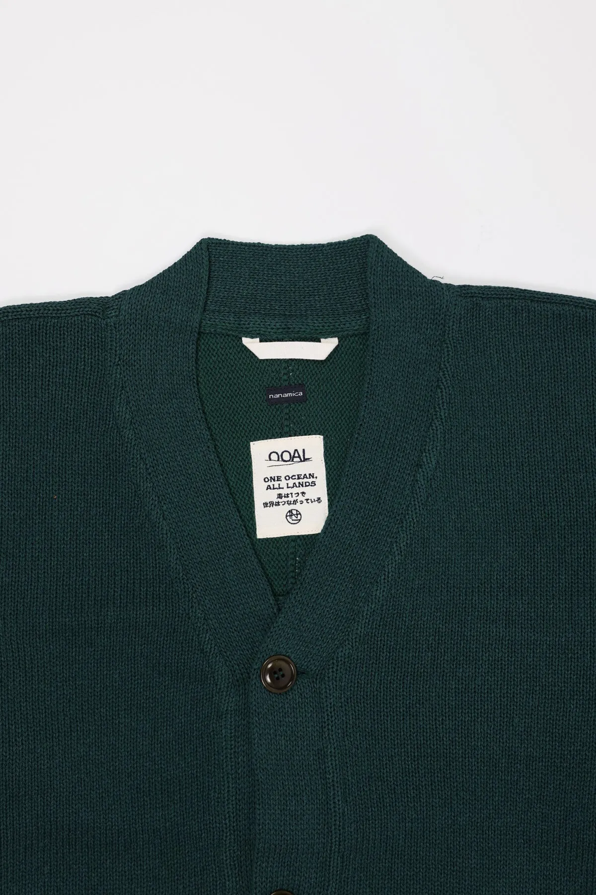 Paper Knit Cardigan - Green