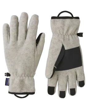 Patagonia Synchilla Gloves - Oatmeal Heather - 2024 | Shop Gloves & Mittens at Trojan Wake Ski Snow & Snow Skiers Wareho