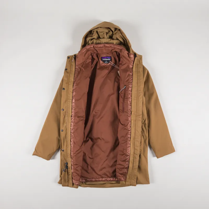 Patagonia Womens Pine Bank 3-in-1 Parka Nest Brown