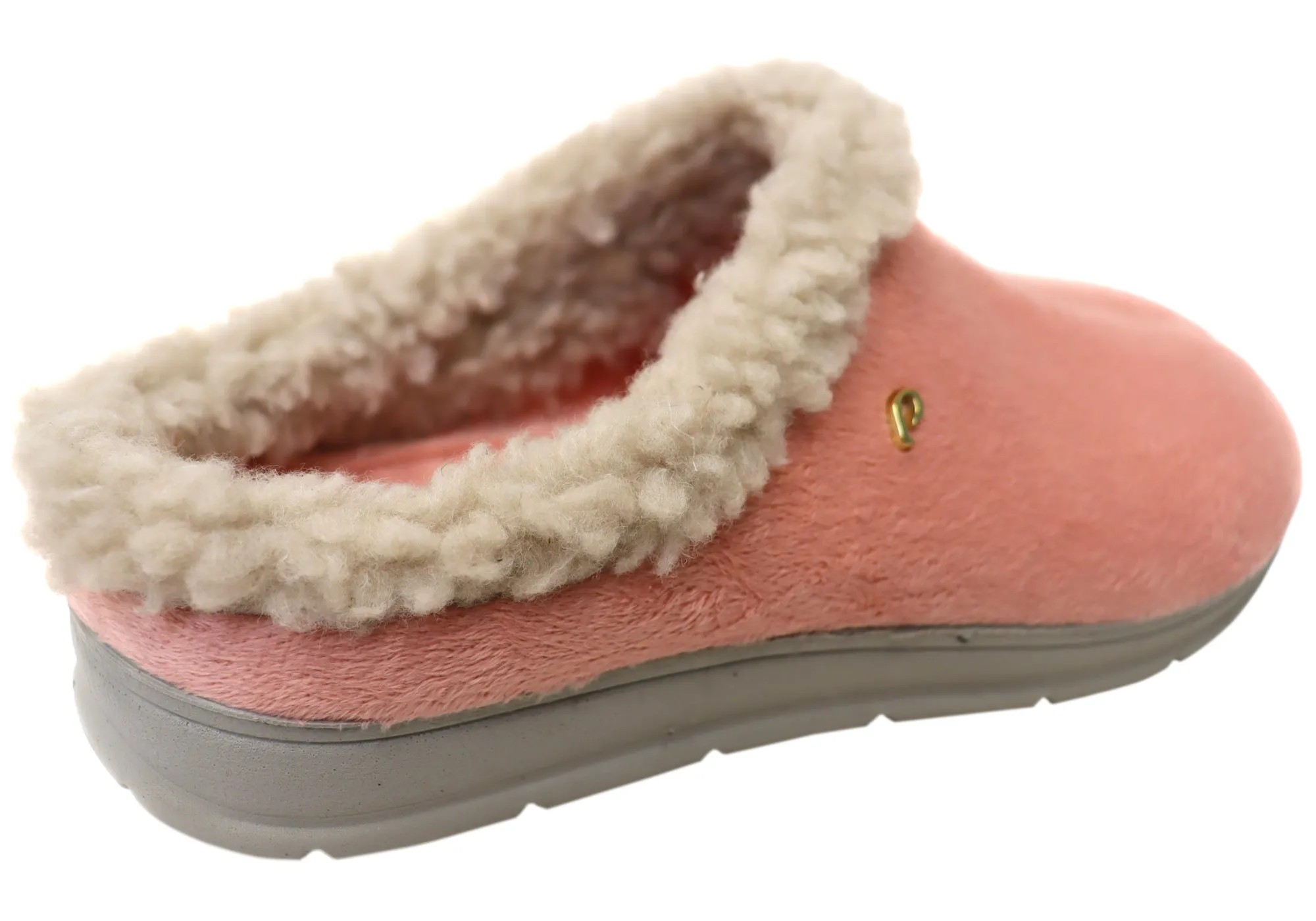 Pegada Marnie Womens Brazilian Closed Toe Open Back Comfort Slippers