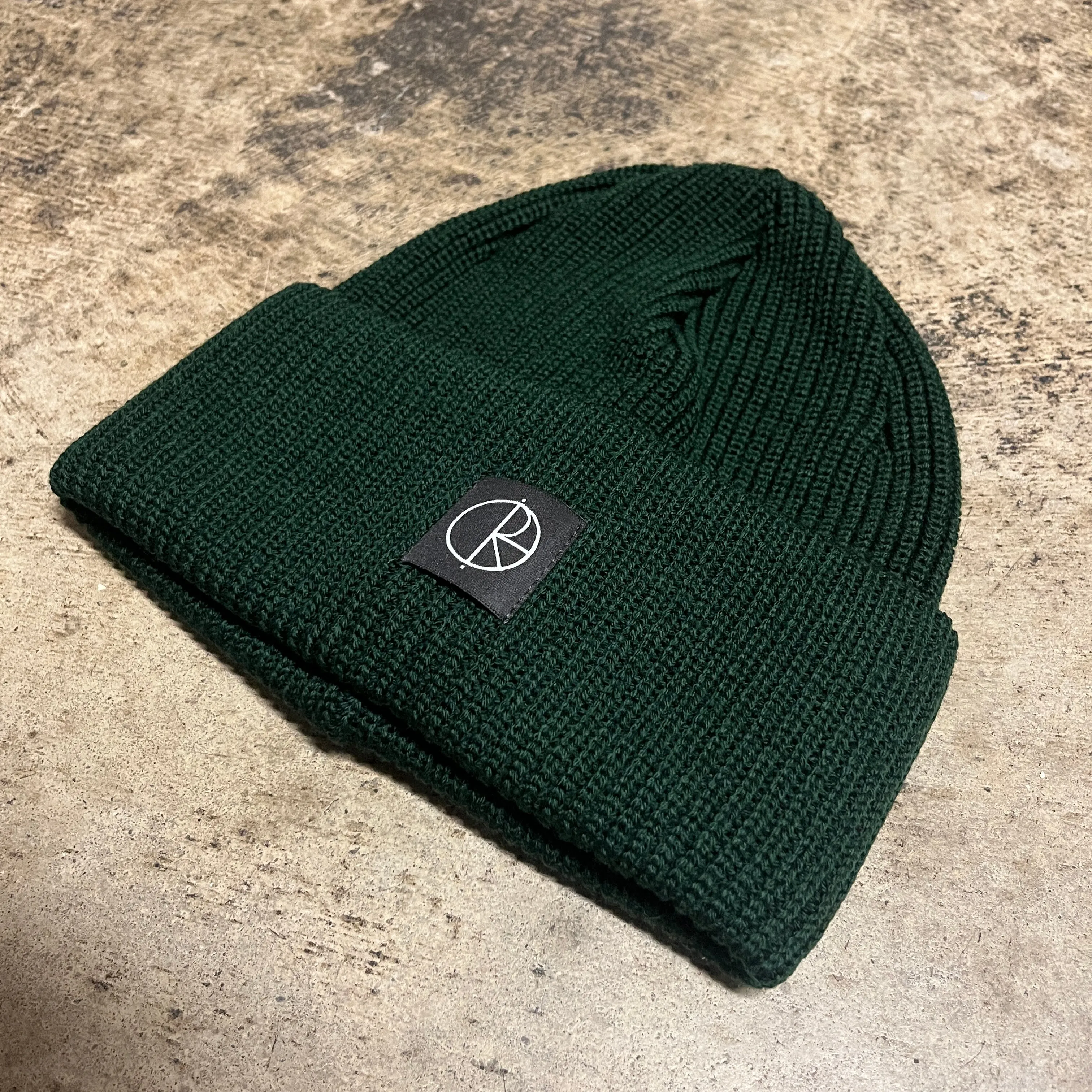 POLAR MERINO BEANIE (DARK GREEN)