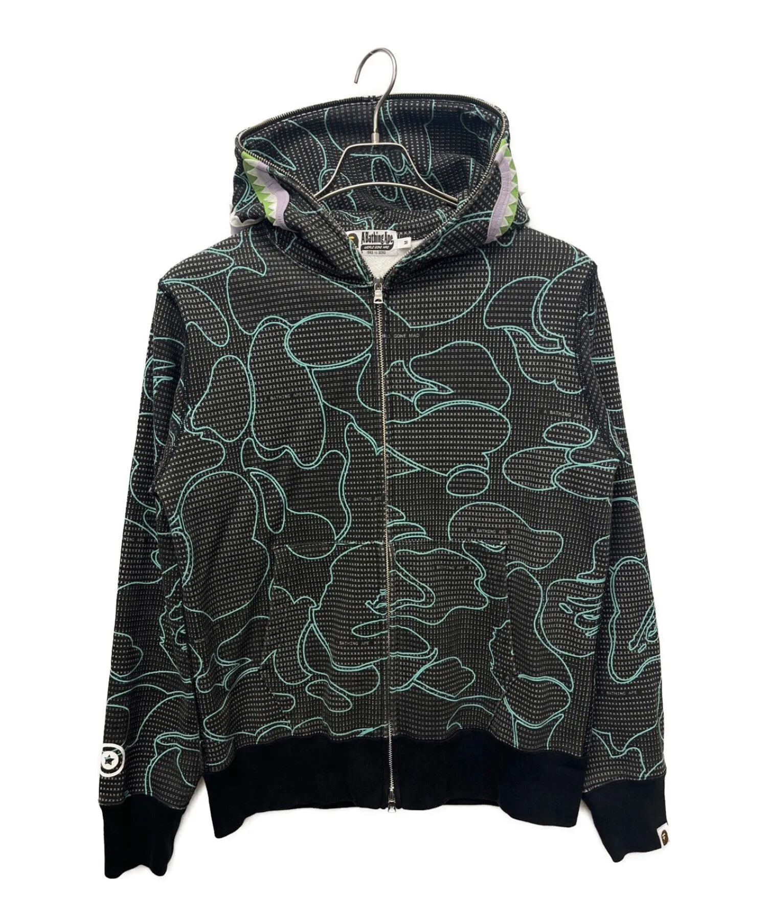 [Pre-owned] A BATHING APE full-zip parka 001zpi301013m