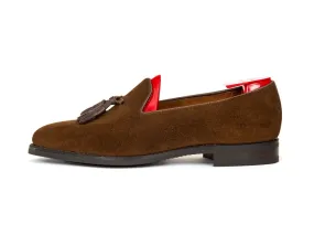 Ravenna - MTO - Snuff Suede / Chocolate Calf Tassel - TMG Last - City Rubber Sole