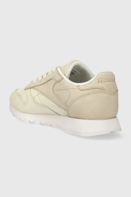 Reebok leather sneakers Classic Leather Sea You Later beige color