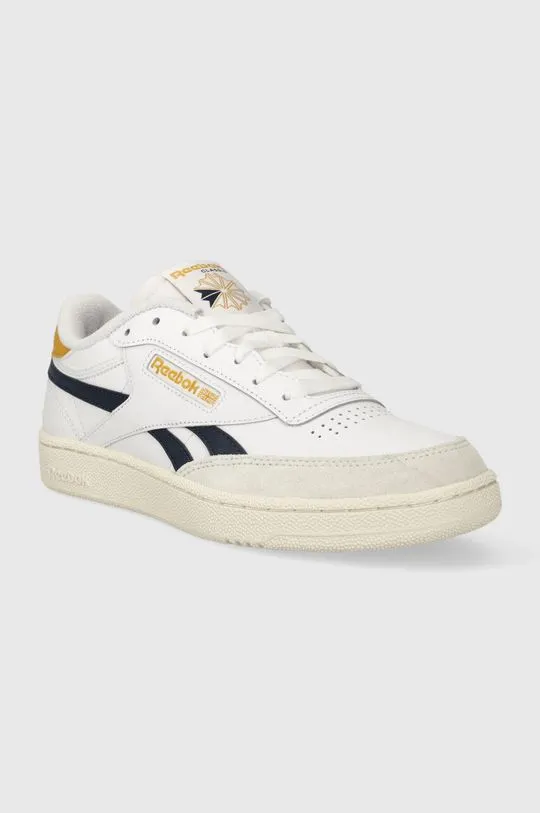 Reebok leather sneakers Club C Revenge white color