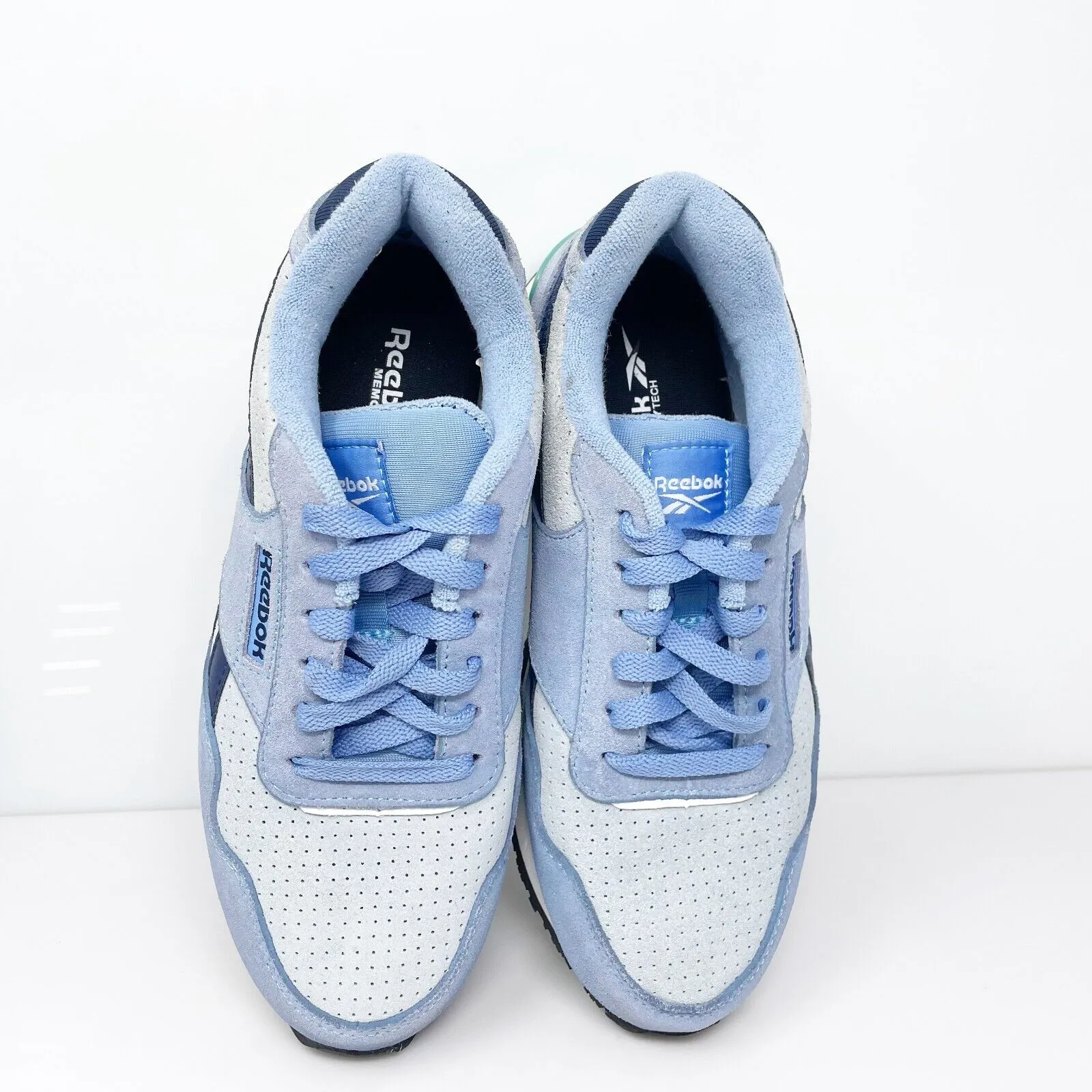 Reebok Womens Harman RB950 Blue Casual Shoes Sneakers Size 7.5 M