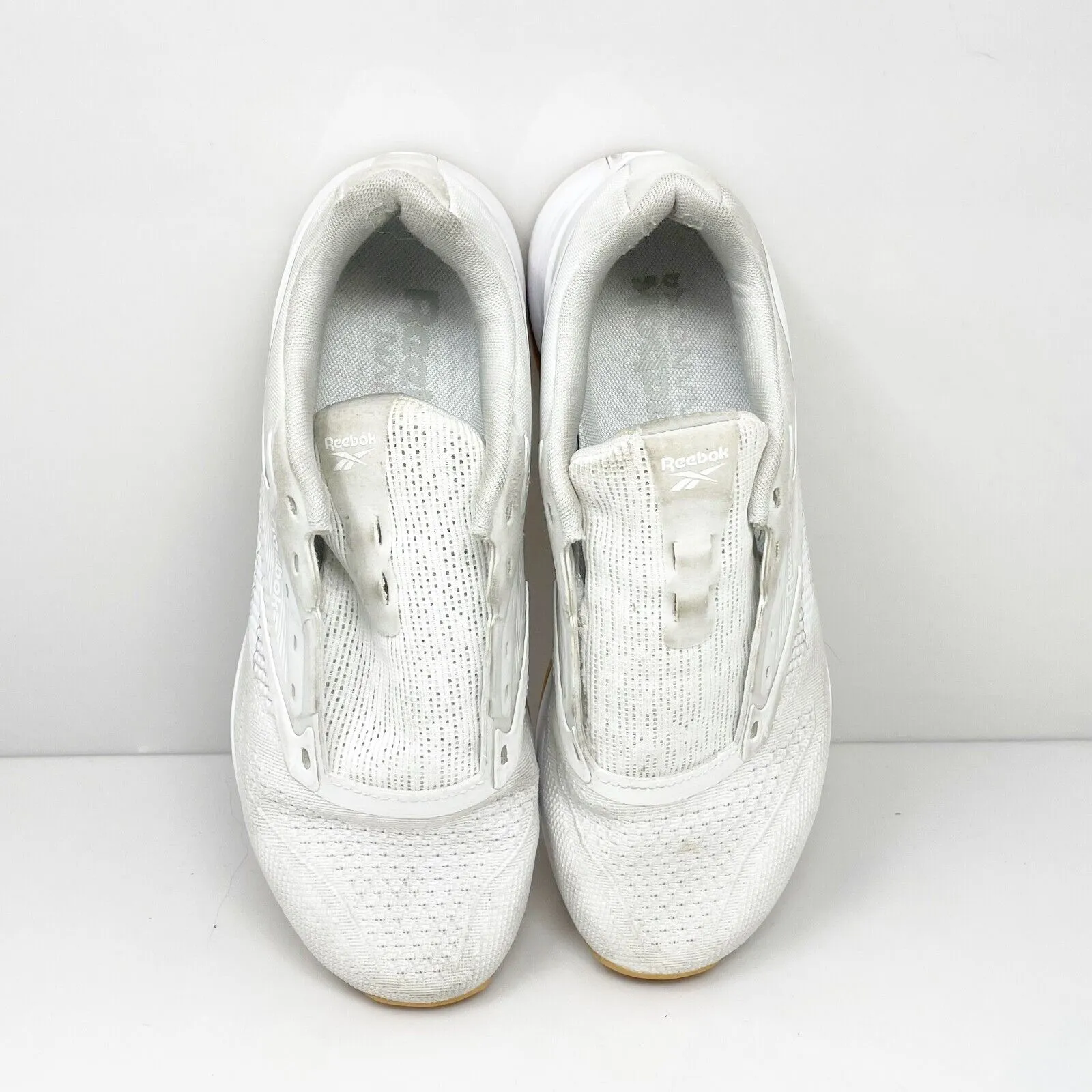 Reebok Womens Nano X4 100074779 White Running Shoes Sneakers Size 8