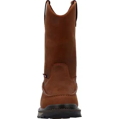 Rocky Men's 11 Rams Horn Pull On Work Boot - Crazy Horse RKK0441