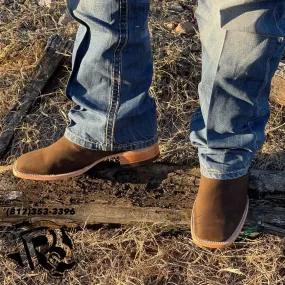 ROUGH OUT BOOTS | DARK BROWN