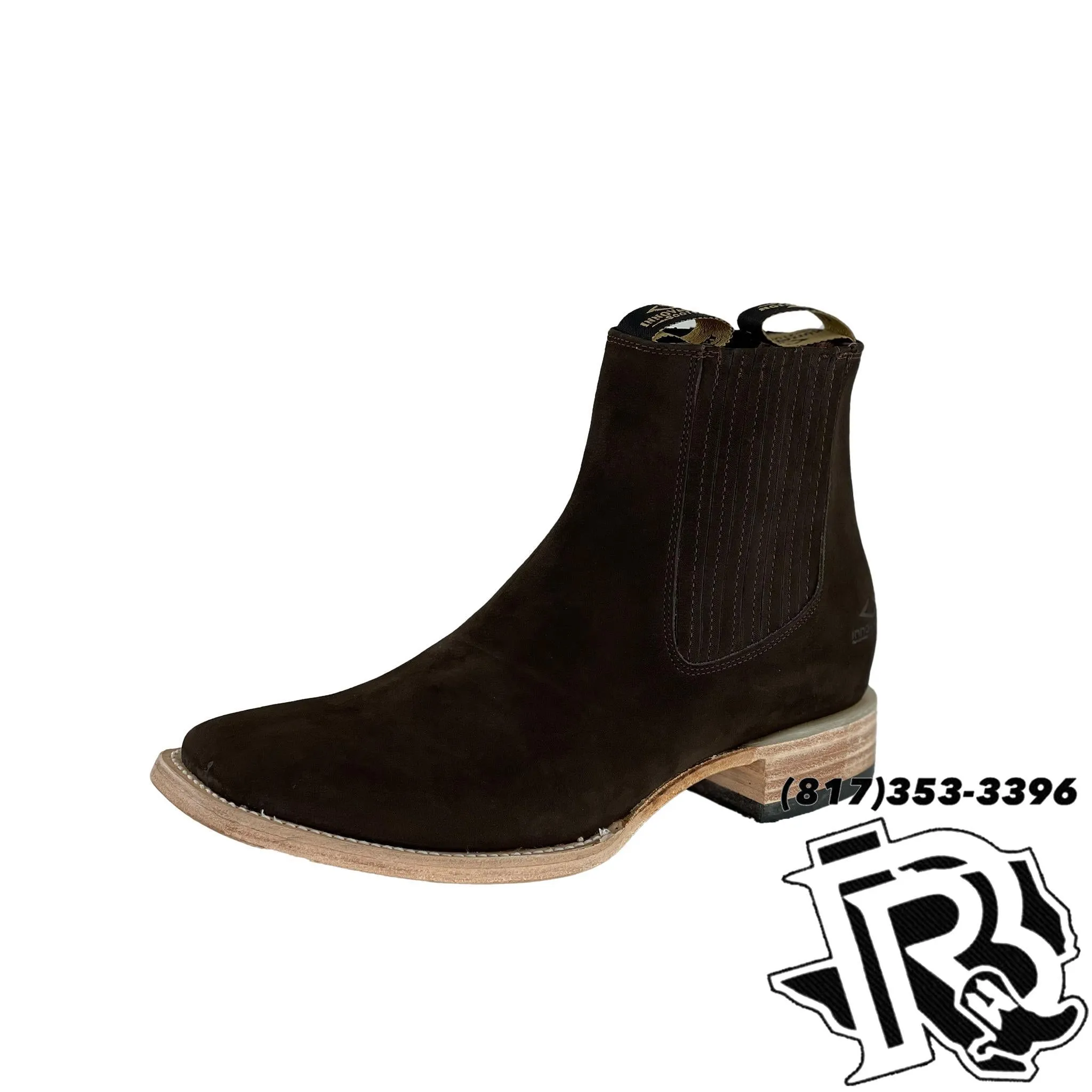 ROUGH OUT BOOTS | DARK BROWN